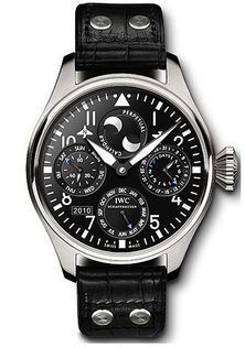 IWC Big Pilot Perpetual Calendar Stainless Steel Black Orsini