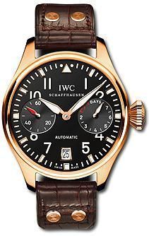 IWC Big Pilot Rose Gold Black Arije