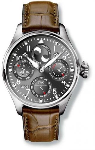 IWC Big Pilot Perpetual Calendar White Gold Ardoise