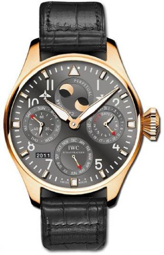 IWC Big Pilot Perpetual Calendar Red Gold Ardoise Latin America