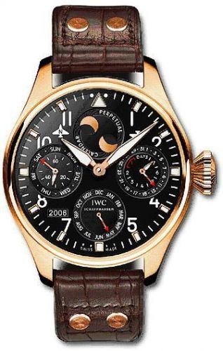 IWC Big Pilot Perpetual Calendar Red Gold Black Bucherer