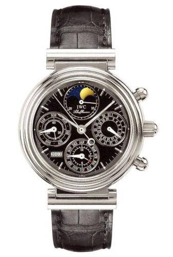 IWC Da Vinci Perpetual Stainless Steel Black English