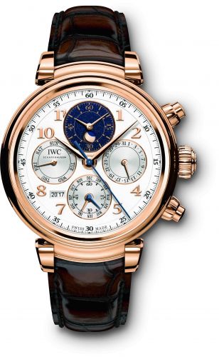 IWC Da Vinci Perpetual 3921 Red Gold Silver