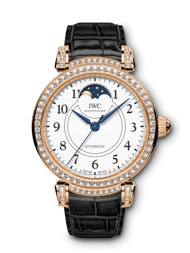 IWC Da Vinci 36 Moonphase "150 Years" Red Gold Diamond White