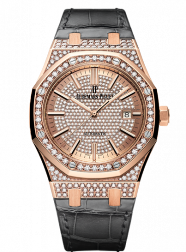 Audemars Piguet Royal Oak 15402 Pink Gold Diamond