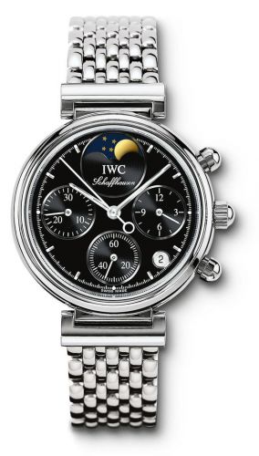 IWC Kleine Da Vinci Stainless Steel Black Bracelet