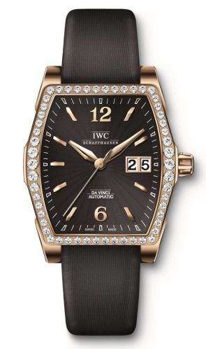 IWC Da Vinci Automatic Midsize Rose Gold Diamond Black