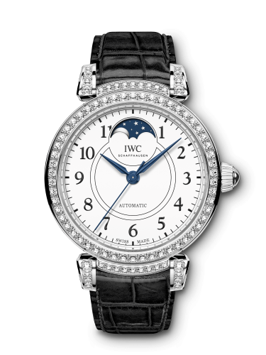 IWC Da Vinci 36 Moonphase "150 Years" White Gold Diamond White