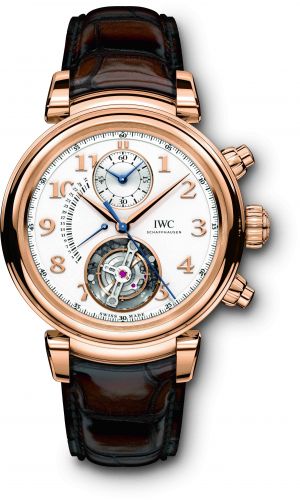 IWC Da Vinci Tourbillon Rétrograde Chronograph Red Gold Silver