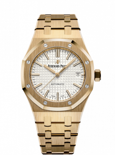 Audemars Piguet Royal Oak 15450 Selfwinding Yellow Gold Silver