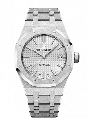 Audemars Piguet Royal Oak 15454 Selfwinding Frosted White Gold Silver