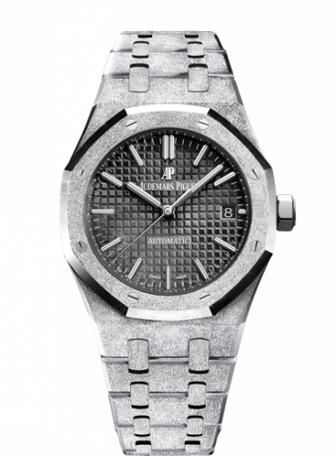 Audemars Piguet Royal Oak 15454 Selfwinding Frosted White Gold Black