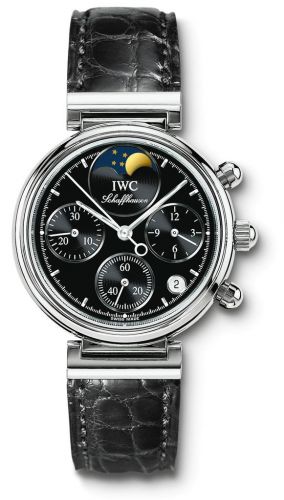 IWC Kleine Da Vinci Stainless Steel Black Croco