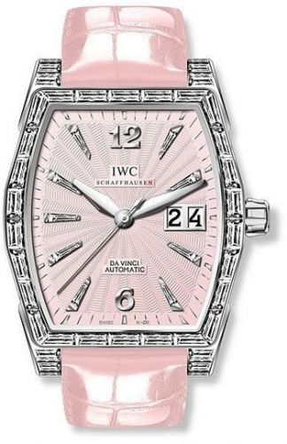 IWC Da Vinci Automatic Midsize White Gold Baguette Silver