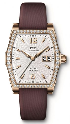 IWC Da Vinci Automatic Midsize Rose Gold Diamond Silver