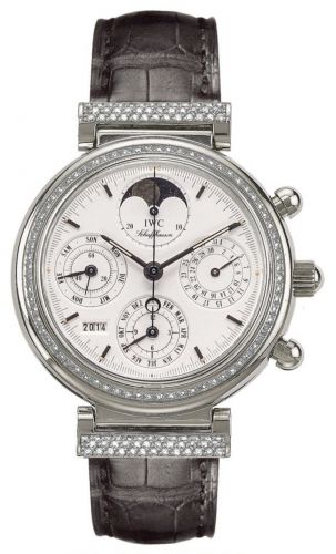 IWC Da Vinci Perpetual White Gold Diamond White English