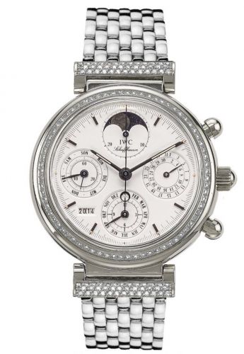 IWC Da Vinci Perpetual White Gold Diamond White French