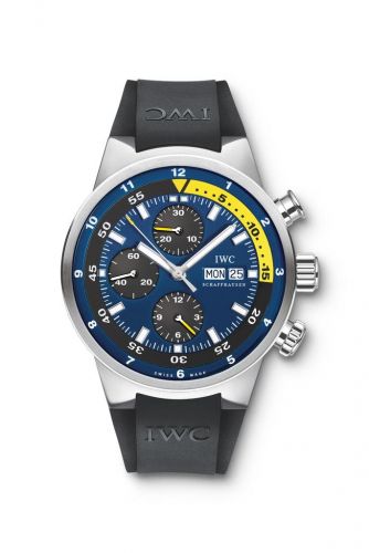 IWC Aquatimer Chronograph Stainless Steel Blue Rubber Tribute to Calypso