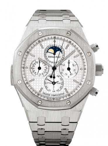 Audemars Piguet Royal Oak Grande Complication White Gold Silver