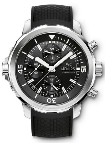 IWC Aquatimer Chronograph Stainless Steel Black Rubber