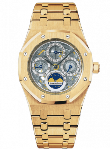 Audemars Piguet Royal Oak Perpetual Calendar Openworked Yellow Gold