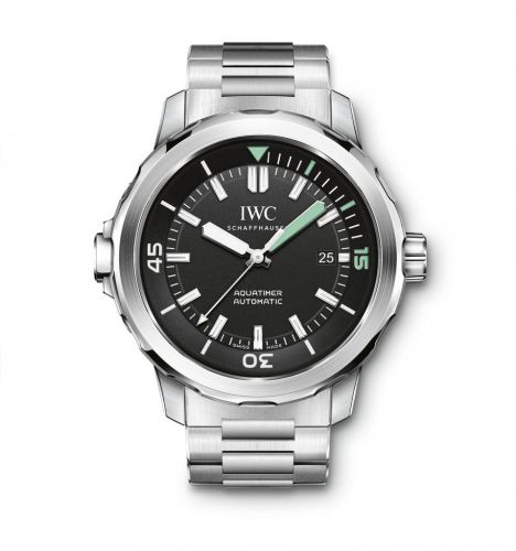 IWC Aquatimer Automatic Stainless Steel Black Bracelet