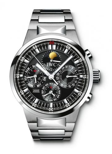 IWC GST Perpetual Calendar Stainless Steel Black German