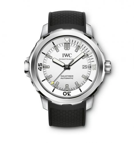 IWC Aquatimer Automatic Stainless Steel Silver Rubber