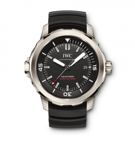 IWC Aquatimer Automatic Ocean 2000 Titanium Black Rubber
