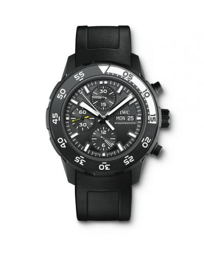 IWC Aquatimer Chronograph Stainless Steel Black Rubber Galapagos Islands