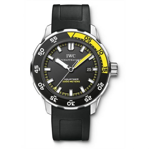 IWC Aquatimer 2000 Stainless Steel Black Rubber