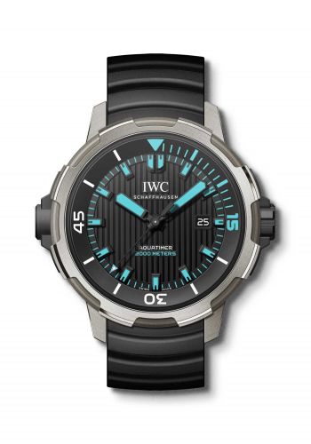 IWC Aquatimer Automatic 2000 Titanium Black Blue Lume Rubber Los Roques