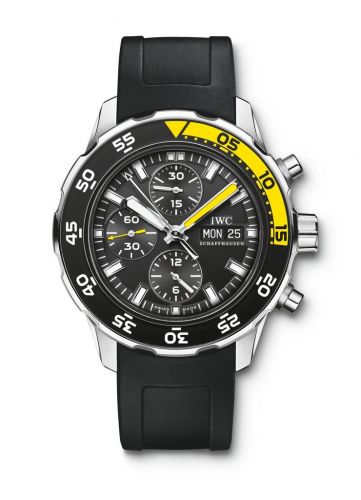 IWC Aquatimer Chronograph Stainless Steel Black Rubber