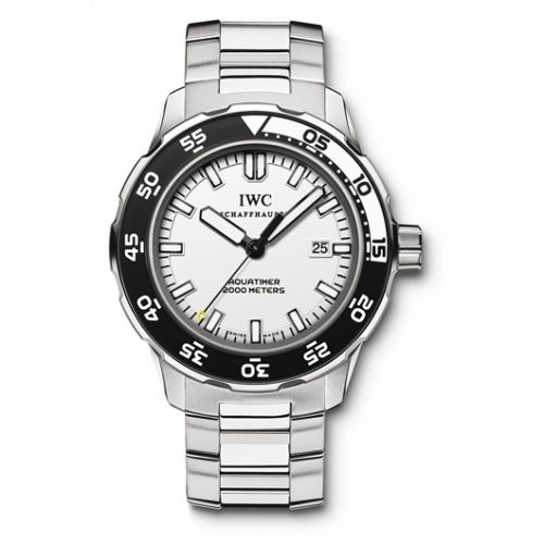 IWC Aquatimer 2000 Stainless Steel White Bracelet