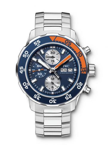 IWC Aquatimer Chronograph Stainless Steel Blue Bracelet