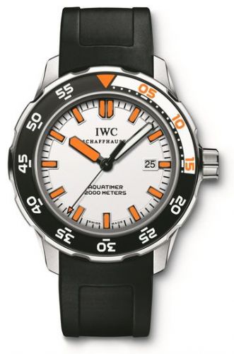 IWC Aquatimer 2000 Stainless Steel White Rubber