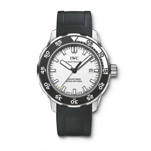 IWC Aquatimer 2000 Stainless Steel White Rubber