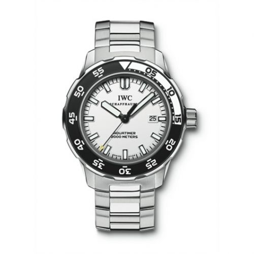 IWC Aquatimer 2000 Stainless Steel White Bracelet