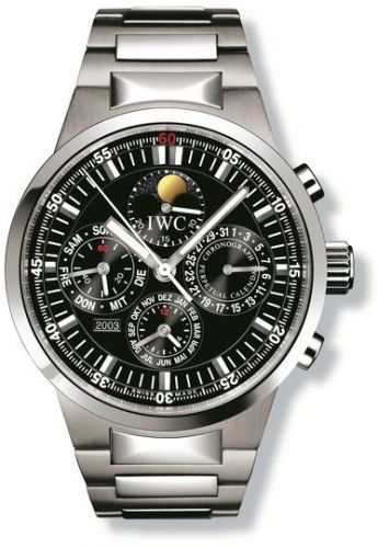 IWC GST Perpetual Calendar Stainless Steel Black French