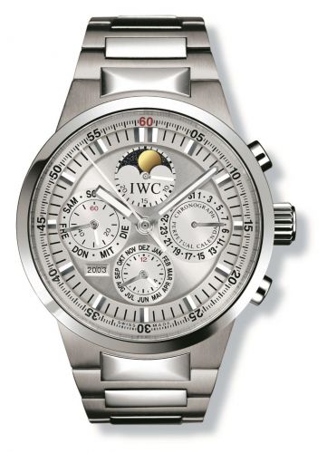 IWC GST Perpetual Calendar Stainless Steel Silver English
