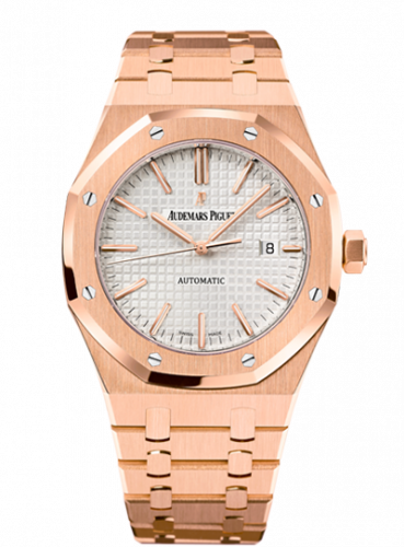 Audemars Piguet Royal Oak 15400 Pink Gold Silver
