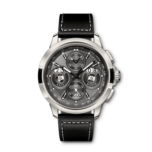 IWC Ingenieur Perpetual Calendar Digital Date-Month Titanium Slate