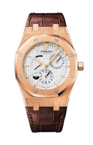 Audemars Piguet Royal Oak 26120 Dual Time Pink Gold Silver