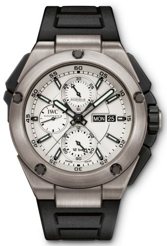 IWC Ingenieur Double Chronograph Titanium Silver