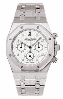 Audemars Piguet Royal Oak 25960 Chronograph White Gold Silver