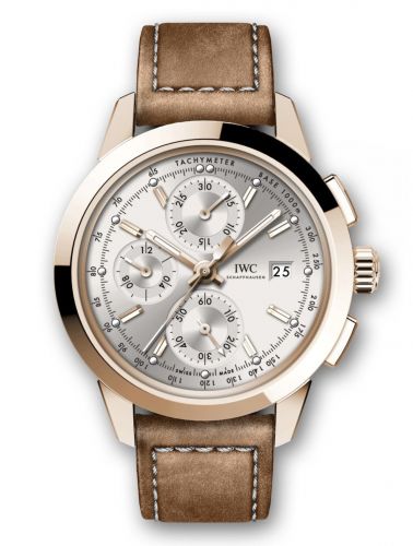 IWC Ingenieur Chronograph Custom Red Gold Silver-Gold Calf