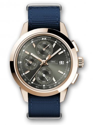 IWC Ingenieur Chronograph Custom Red Gold Green-Gold NATO