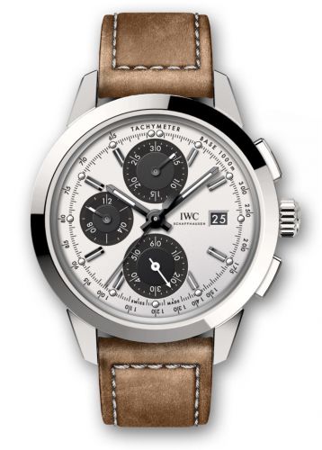 IWC Ingenieur Chronograph Custom Stainless Steel Silver-Black-Black Calf