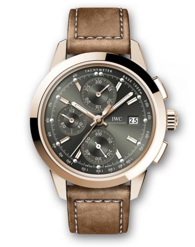 IWC Ingenieur Chronograph Custom Red Gold Green-Gold Calf