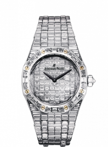 Audemars Piguet Royal Oak Lady White Gold Baguette Baguette